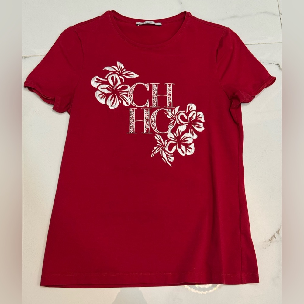 Carolina Herrera Vibrant Red Tee